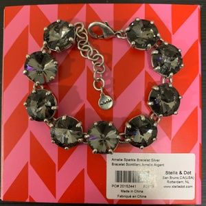Stella & Dot Amelie Sparkle Silver Bracelet